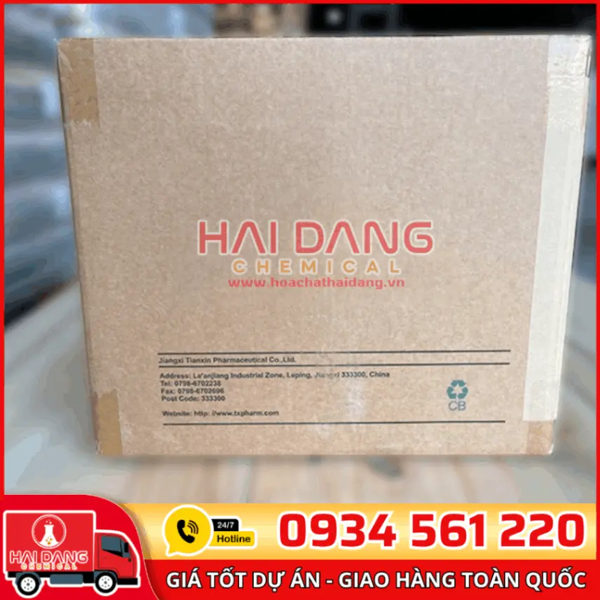 Vitamin B6 Pyridoxine HCl Trung Quốc – Dược Phẩm Cao Cấp