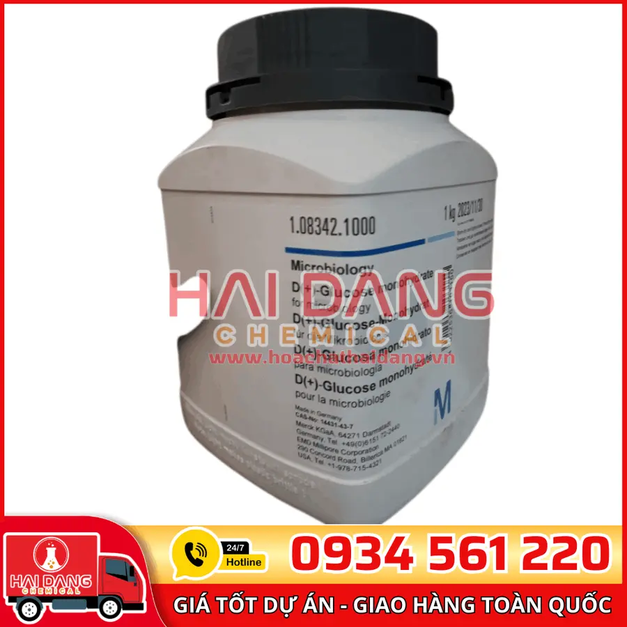 D(+)-Glucose Monohydrate lọ 1kg - Merck