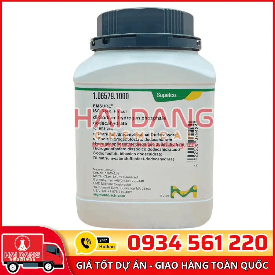 Di-Sodium Hydrogen Phosphate lọ 1kg - Merck