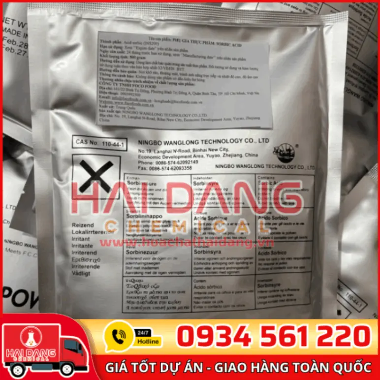 Acid Sorbic Wanglong Trung Quốc