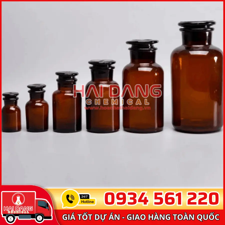 Chai trung tính nâu GL45, 100mL, mã 218062454, hãng Duran – Đức