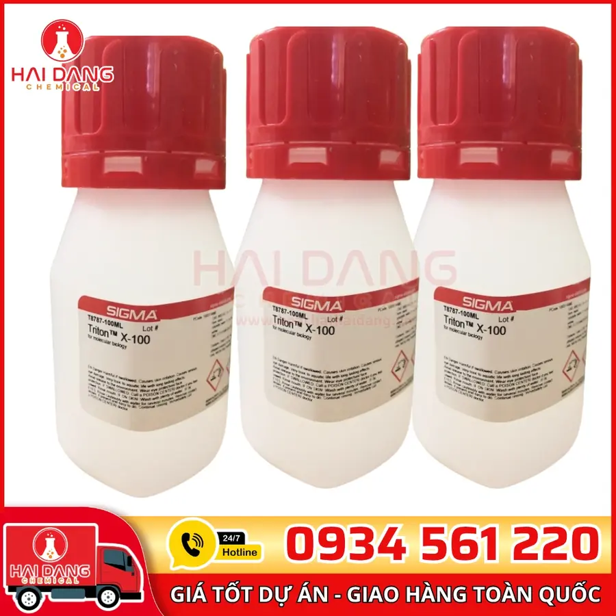 Triton™ X-100 lọ 100ml, hãng Sigma