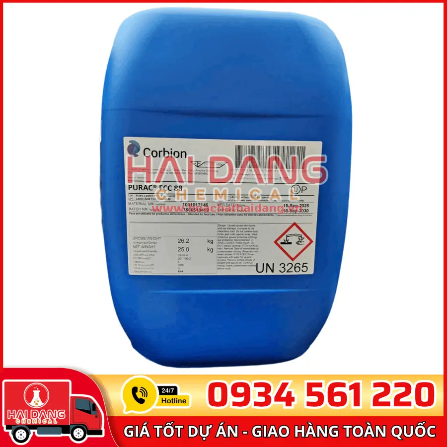 Acid Lactic 88% Thái Lan – Dung Dịch Acid Hữu Cơ Đa Dụng