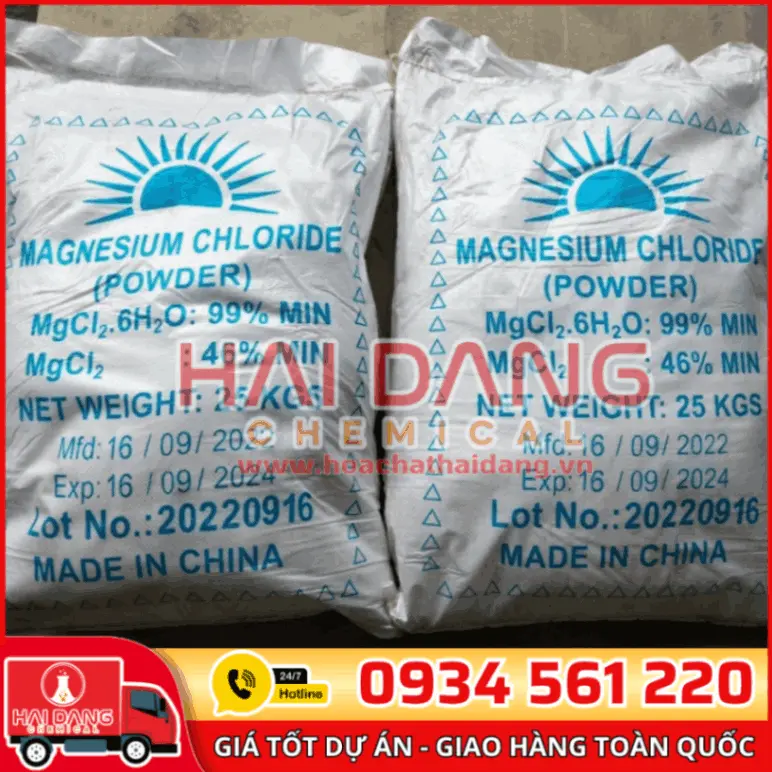 Magnesium Cloride MgCl2.6H2O Trung Quốc