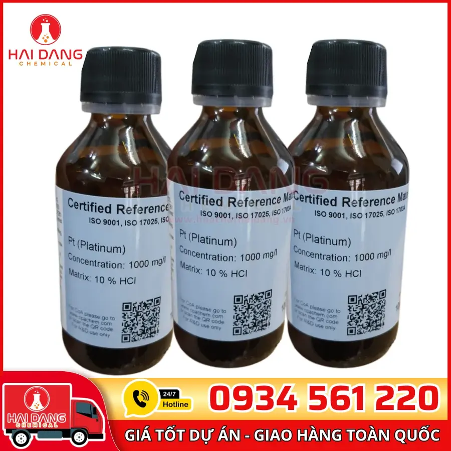 Dung Dịch Chuẩn Platinum Pt 1g/L AAS 100mL CPAchem