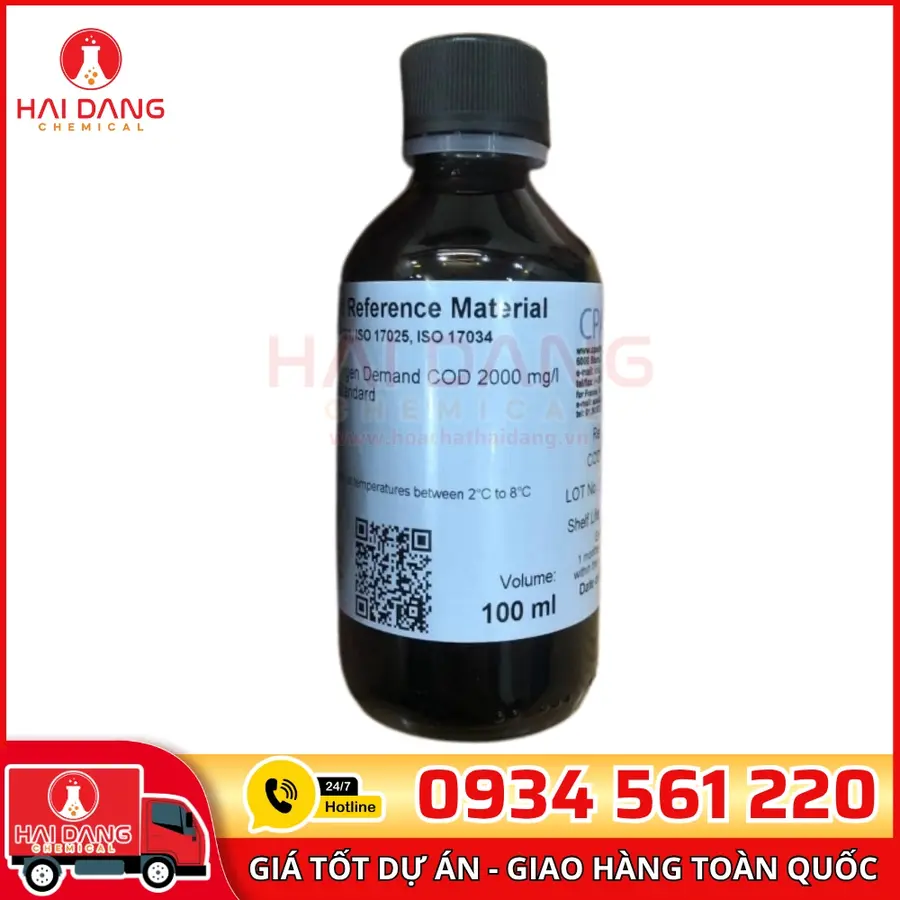 Dung Dịch Chuẩn COD 2000mg/L 100mL – CPAchem