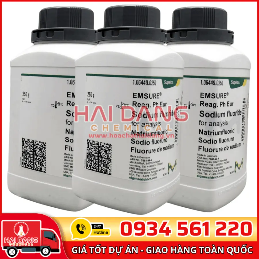 Sodium Fluoride lọ 250g - Merck