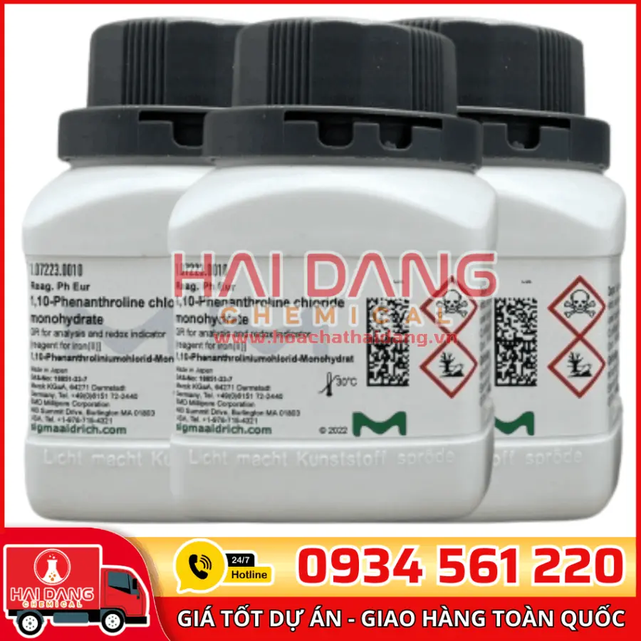 1,10-Phenanthroline chloride monohydrate lọ 10g - Merck
