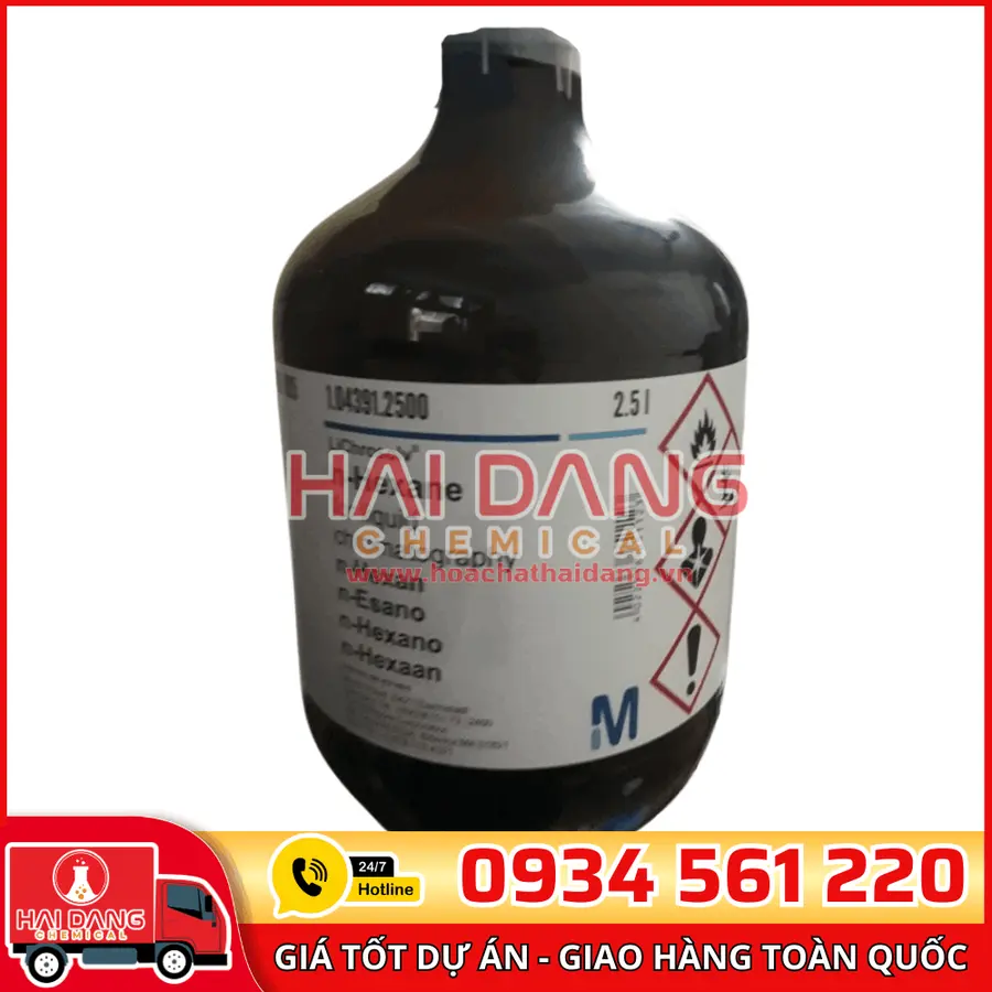 N-Hexane (HPLC Grade) lọ 2,5L - Merck