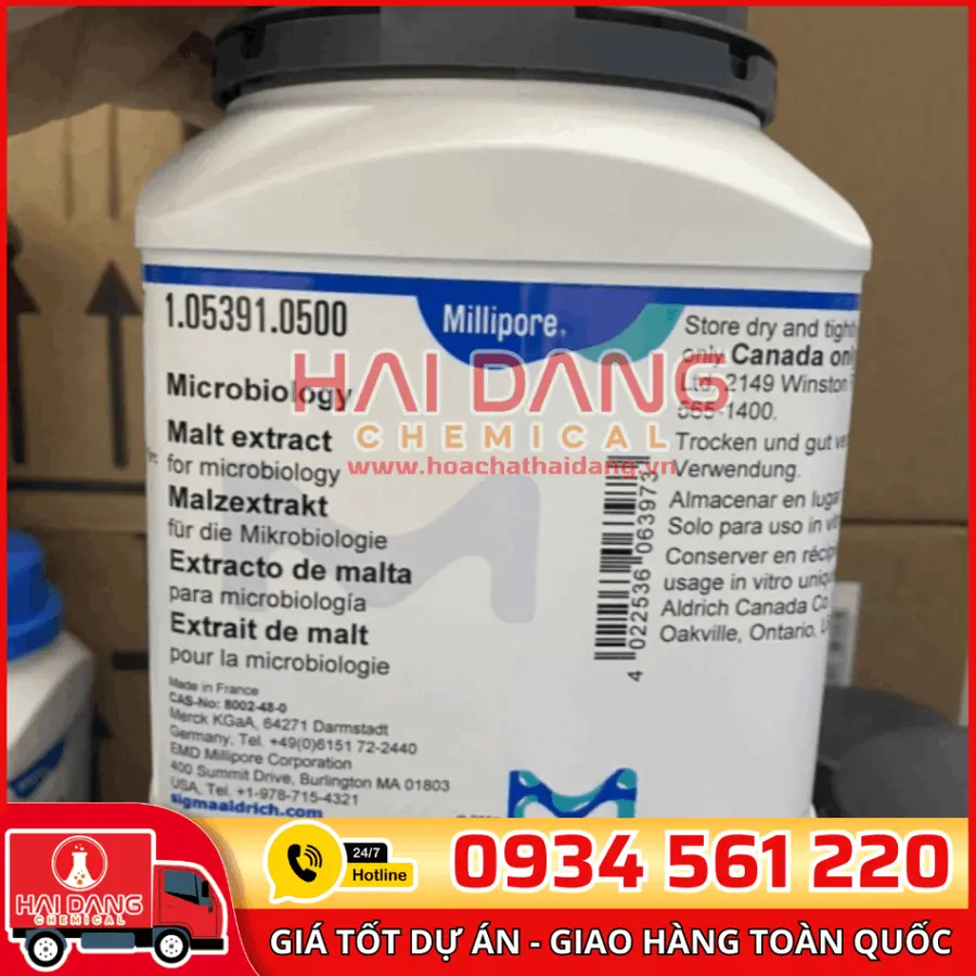 Malt Extract lọ 500g - Merck