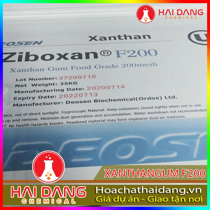 Phụ Gia Làm Nước Giải Khát Xanhthan Gum F200 Ziboxan