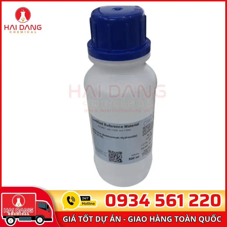 Dung Dịch Chuẩn Ammonia 0.1M 500ml CPAchem