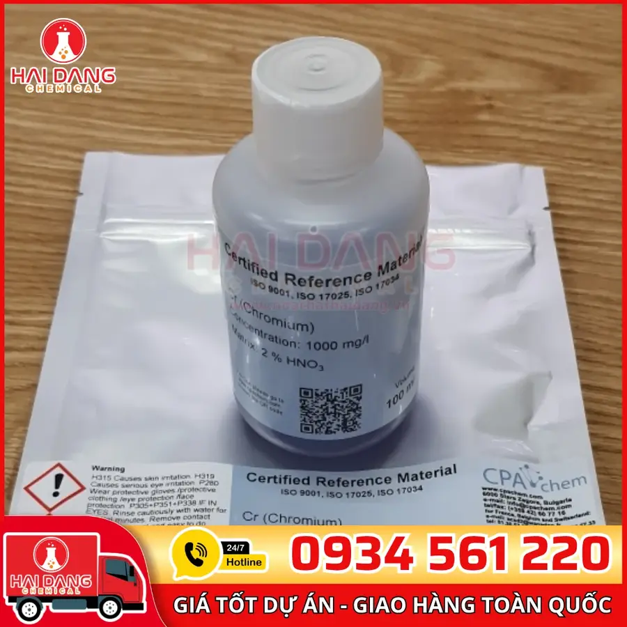 Dung Dịch Chuẩn Chromium (III) 1000mg/L Trong Nitric CPAchem