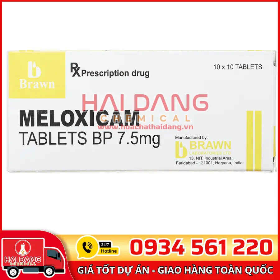 Meloxicam Ấn Độ – Nguyên Liệu Giảm Đau, Kháng Viêm Hiệu Quả