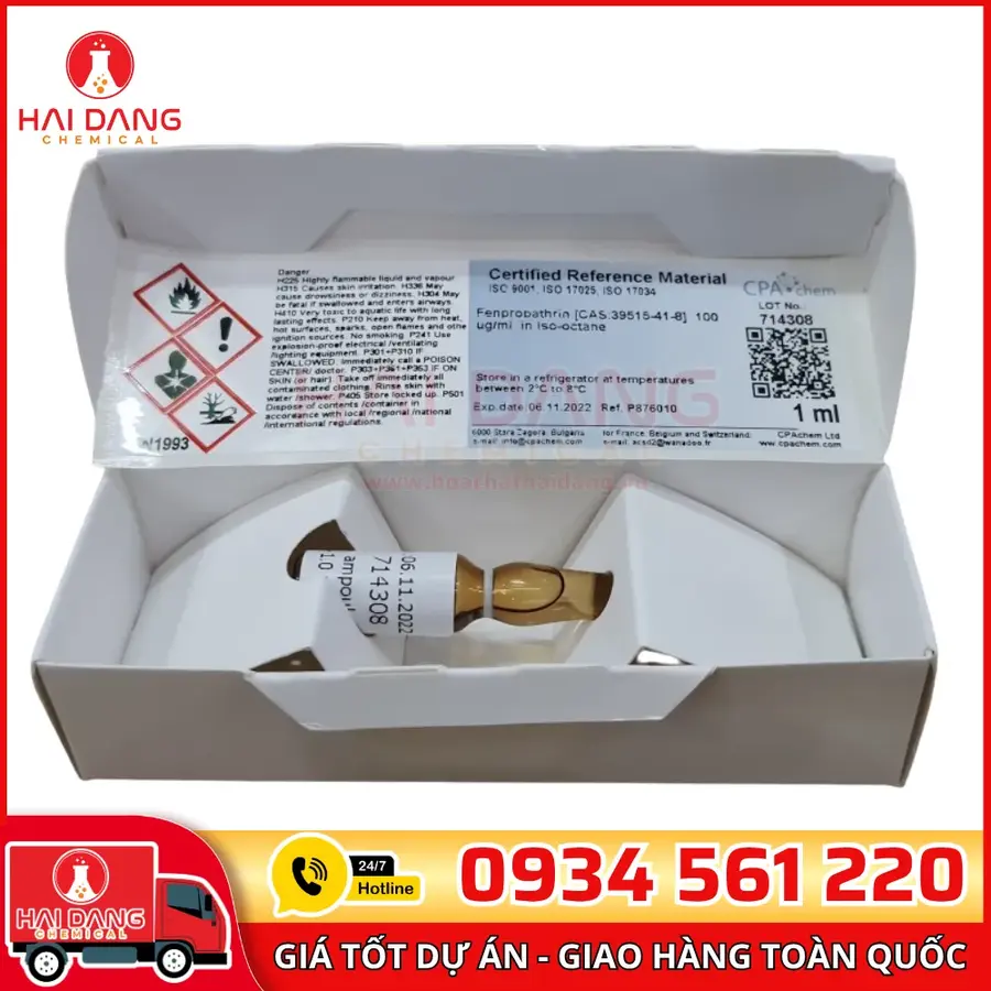 Dung Dịch Chuẩn Fenpropathrin 100µg/mL Iso-Octane CPAchem