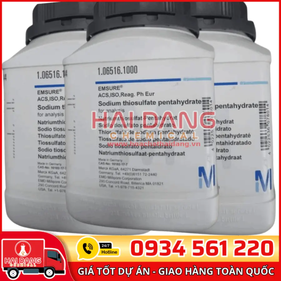 Sodium thiosulfate pentahydrate lọ 1kg - Merck