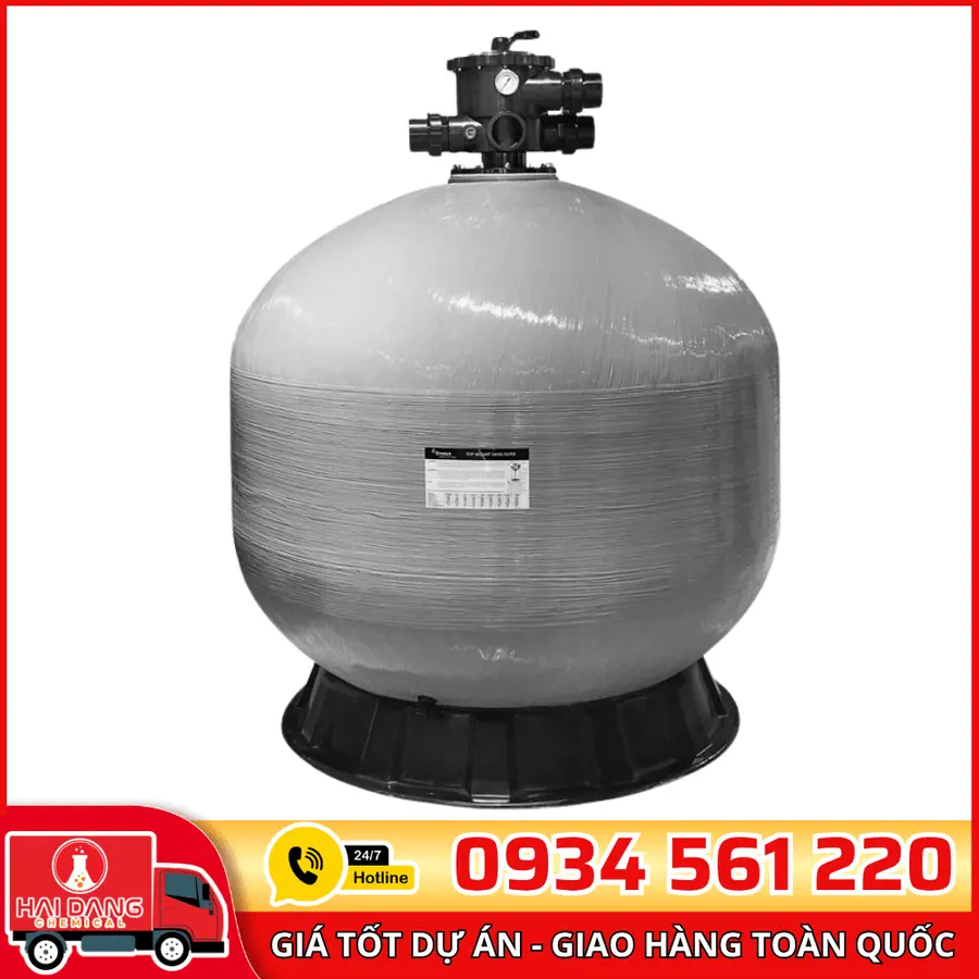 Bình Lọc Bể Bơi Emaux V1200 | Thiết Kế Lọc Công Suất Lớn