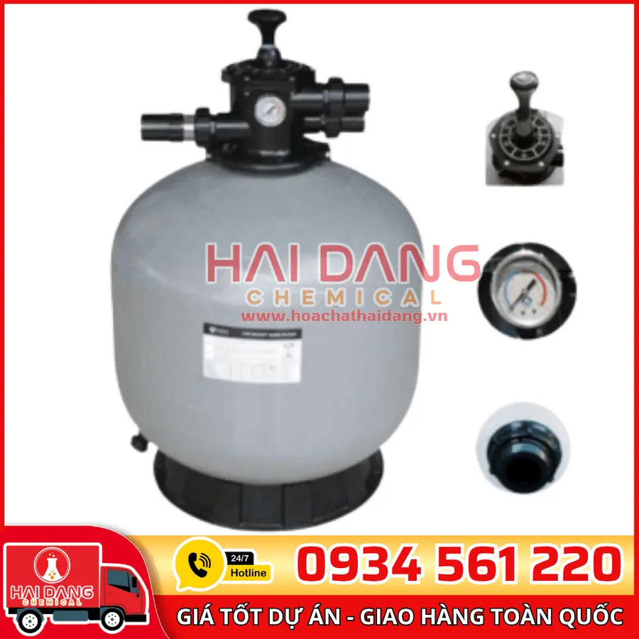 Bình Lọc Cát Bể Bơi Emaux V1400 | Hiệu Suất Lọc Cao