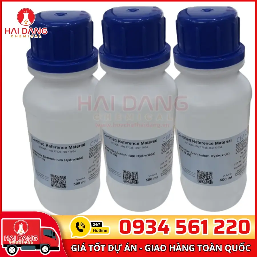 Dung Dịch Chuẩn Ammonia 0.1M 500ml CPAchem