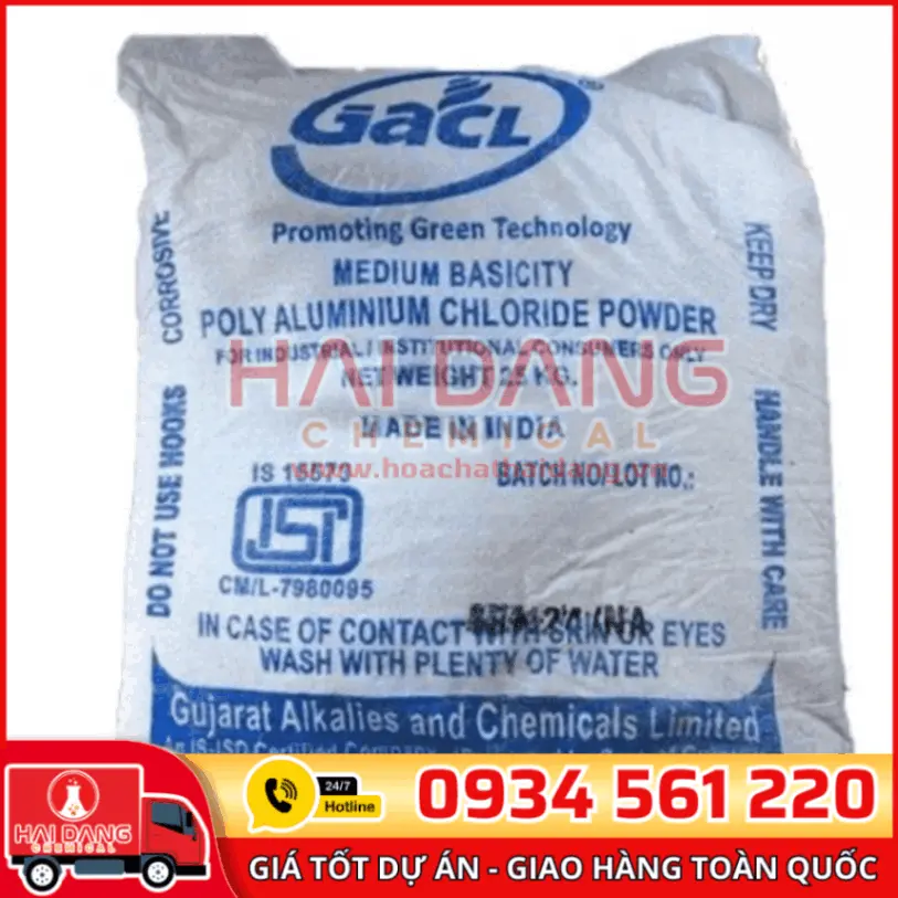 Polyaluminium Chloride Ấn Độ Pac AL2O3 30%