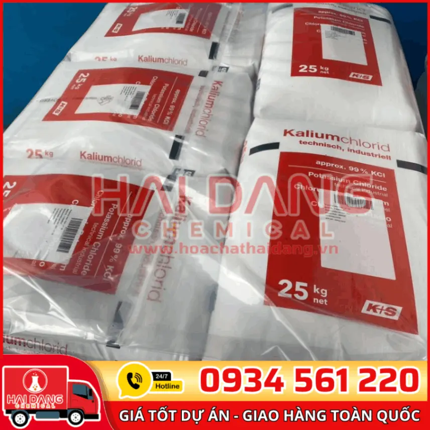 Kalium Chlorid KCl 99% Đức