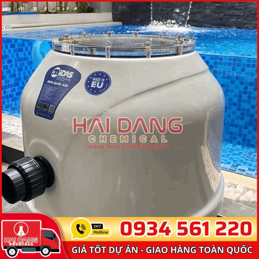Bình Lọc Cát Bể Bơi MIDA.APOLLO – Nhập Khẩu Đức, Thiết Kế Hiện Đại