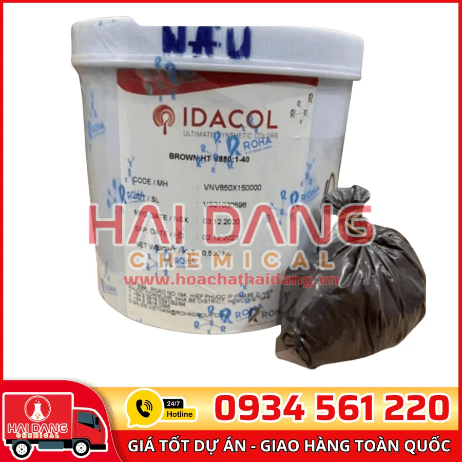 Phẩm Màu CHOCOLATE BROWN Ấn Độ