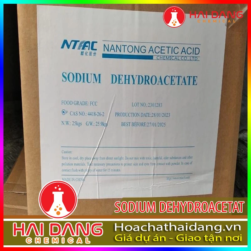 Phụ Gia Bảo Quản Thực Phẩm Sodium Dehydroacetate E266