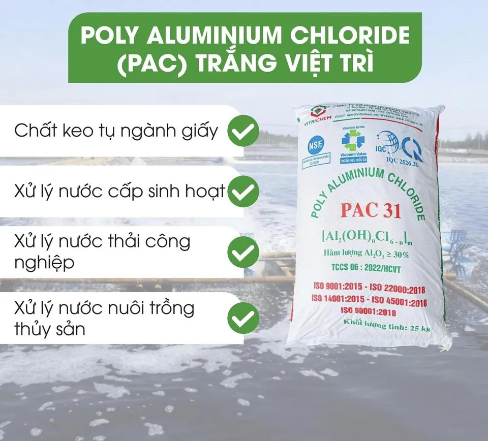 Cách Sử Dụng PAC Trong Xử Lý Nước Thải Công Nghiệp Để Đạt Hiệu Suất Cao