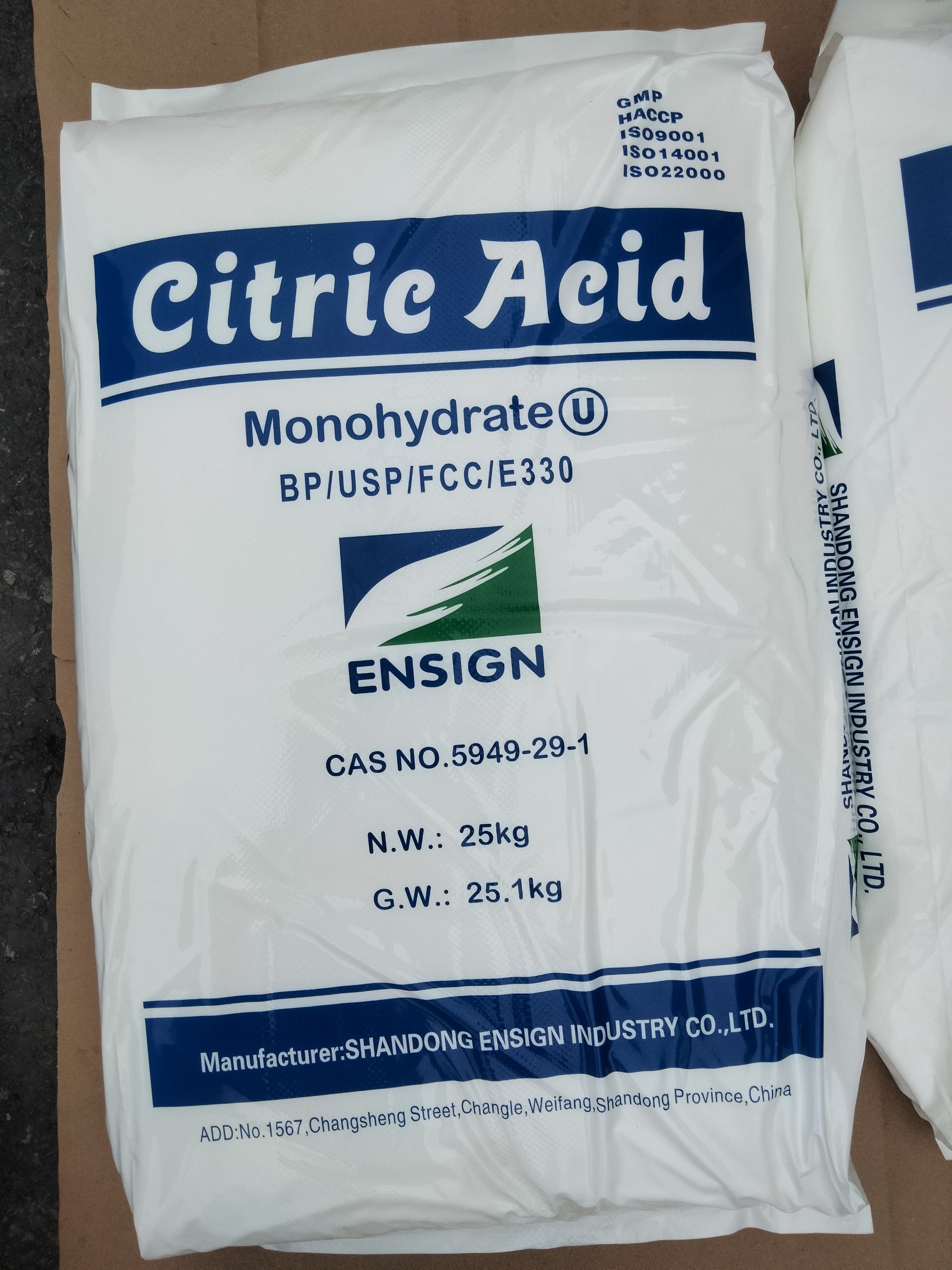 Acid Citric Monohydrat 